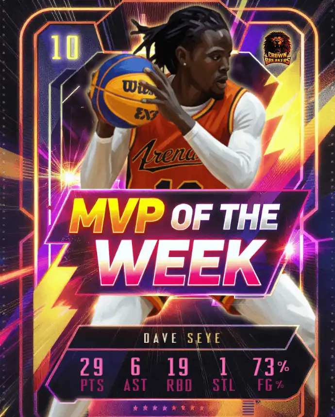 Trophée officiel de la ligue basketball 3x3 Arena24 à Montréal