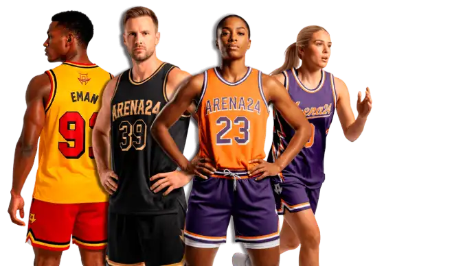 Jerseys officiels Arena24 de haute qualité pour la ligue basketball 3x3 à Montréal