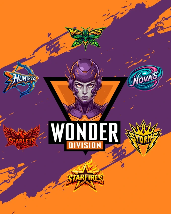 Logo de la Wonder Division, ligue de basketball 3x3 à Montréal