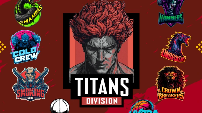 Logo de la Titans Division, ligue de basketball 3x3 à Montréal