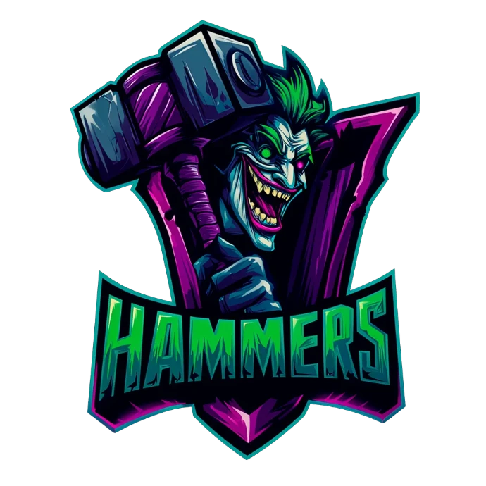 Logo officiel du Blason Hammers, équipe de la Titans Division de la ligue de basketball 3x3 Arena24 à Montréal