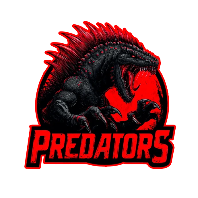 Logo officiel du BlasonPredators, équipe de la Titans Division de la ligue de basketball 3x3 Arena24 à Montréal