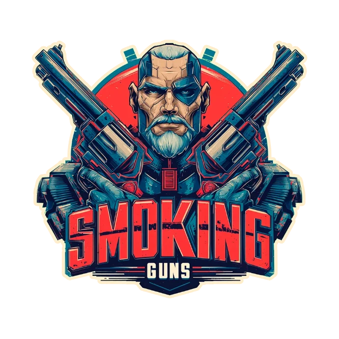 Logo officiel du Blason SmokingGuns, équipe de la Titans Division de la ligue de basketball 3x3 Arena24 à Montréal