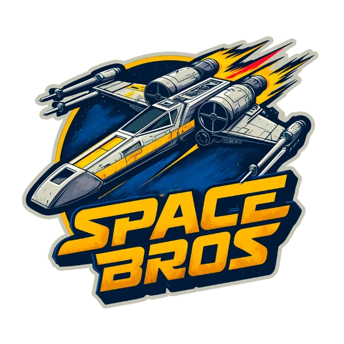 Logo officiel du Blason SpaceBros, équipe de la Titans Division de la ligue de basketball 3x3 Arena24 à Montréal